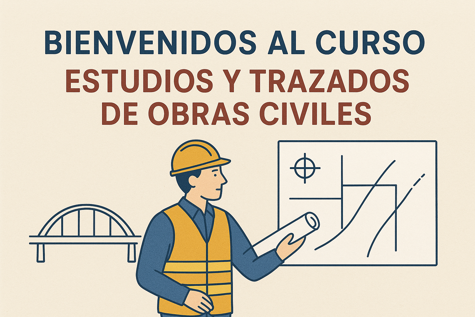 Bienvenidos al curso Estudios y Trazados de obras Civiles